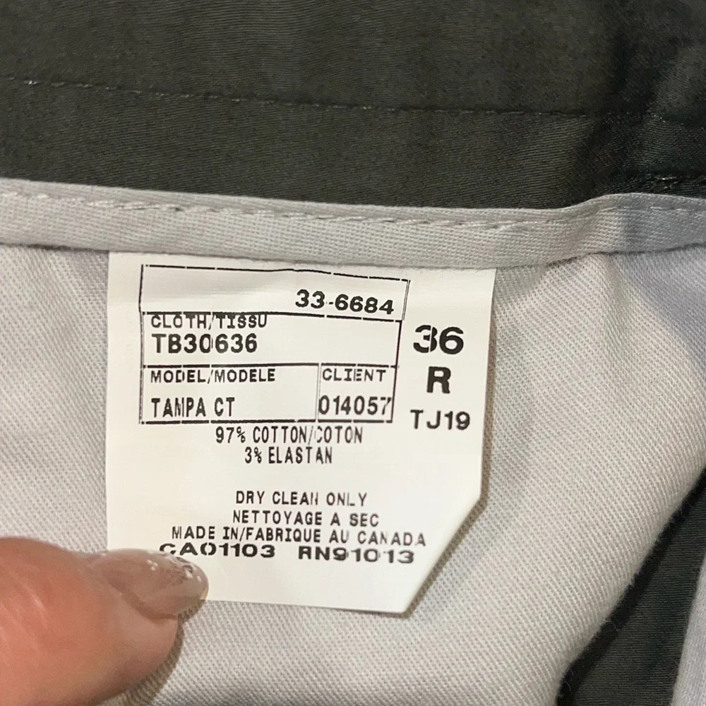 Men’s Ted Baker London suit.